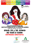 Exposición de Ilustraciones de Referentes LGBTI+ del ilustrador Alejandro Quintano, ellocodelpelorizo, en la Sala de Expocisciones del IAJ de Almería