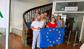 Jóvenes voluntarias europeas visitan el IAJ en Almería