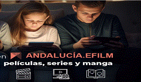 Nuevo servicio gratuito de préstamos de
                  películas, documentales y series en las bibliotecas
                  públicas de Andalucía