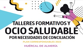 Talleres de ocio saludable en Almería, por necesidades de conciliación, para jóvenes de 14 a 16 años