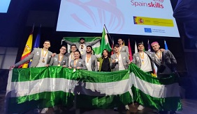 Andalucía lidera el Campeonato Nacional de Formación Profesional SpainsKills con once medallas