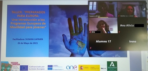 Celebrado el Taller del I.A.J. de Cádiz, en colaboración con INJUVE, para la Semana Europea de la Juventud